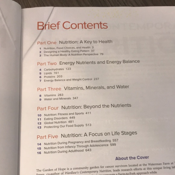 Nutrition text book wardlaw’s contemporary nutrition 11th edition - Picture 7 of 9